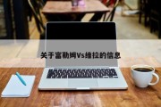 关于富勒姆Vs维拉的信息